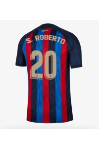 Barcelona Sergi Roberto #20 Voetbaltruitje Thuis tenue 2022-23 Korte Mouw